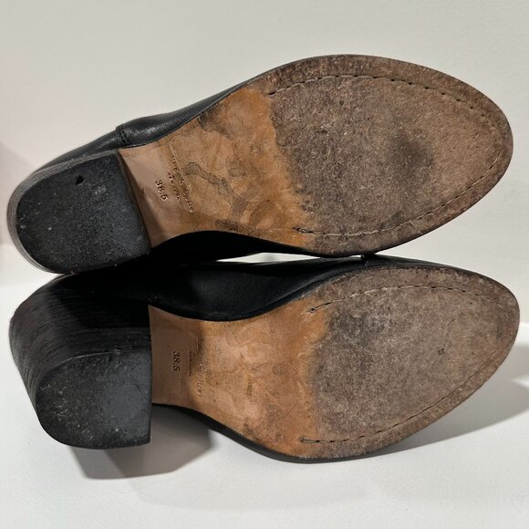 Rag & Bone Women's Kinsey Black Leather Boot Size 38.5 / 8.5 - Picture 7 of 8